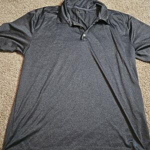 Gold Canyon Gray Polo Shirt Classic Style, Short Sleeve